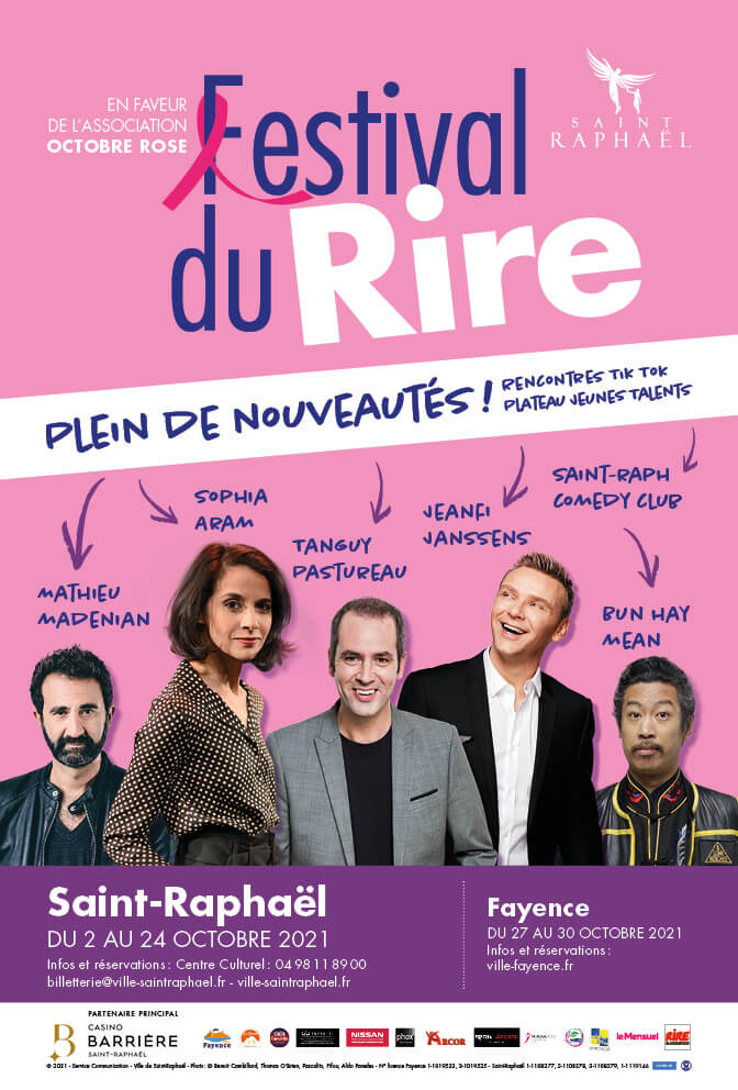 Festival du Rire 2021 à Saint-Raphaël